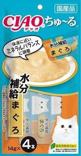 [いなば]CIAO ちゅ~る 水分補給 まぐろ 14g×4本