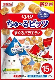 [いなば]CIAO ちゅ~るビッツ まぐろバラエティ 12g×15袋