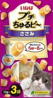 [いなば]いなば プチちゅるビ~ ささみ 10g×3袋
