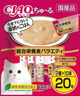 [いなば]CIAO ちゅ~る 総合栄養食バラエティ 14g×20本