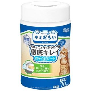 [エリエール]キミおもい 徹底キレイおそうじシート ボトル本体 70枚