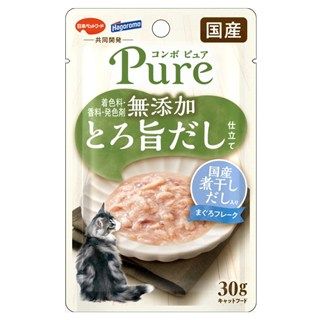 [日本ペットフード]コンボ ピュア キャット パウチ まぐろ･国産煮干しだし入り30g