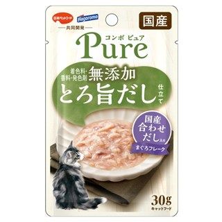 [日本ペットフード]コンボ ピュア キャット パウチ まぐろ･国産合わせだし入り30g
