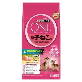 [ネスレ]ピュリナワンキャット 1歳までの子ねこ用/妊娠･授乳期の母猫用 チキン 2kg