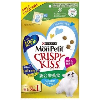 [ネスレ]モンプチ クリスピーキッス 総合栄養食 とびきり贅沢おさかな味 126g