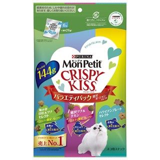 [ネスレ]モンプチ クリスピーキッス バラエティパック 贅沢オーシャンセレクト 144g