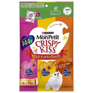 [ネスレ]モンプチ クリスピーキッス バラエティパック セレクトシリーズ 144g