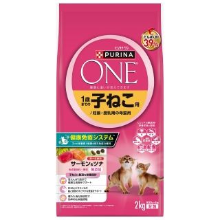 [ネスレ]ピュリナワンキャット 1歳までの子ねこ用/妊娠･授乳期の母猫用 サーモン&ツナ 2kg