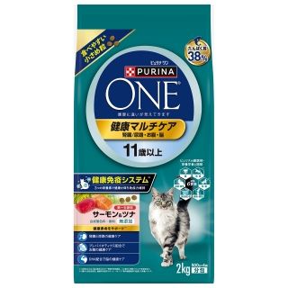 [ネスレ]ピュリナワンキャット 健康マルチケア 11歳以上 サーモン&ツナ 2.0kg