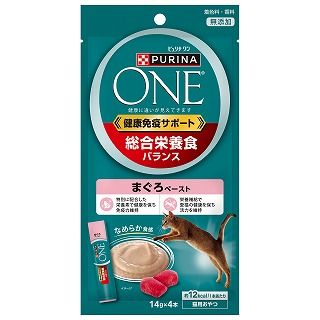 [ネスレ]ピュリナワンキャット おやつ 健康免疫サポート 総合栄養食バランス まぐろペースト 56g