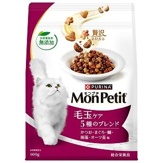 [ネスレ]モンプチ バッグ 毛玉ケア 5種のブレンド 600g