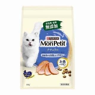 [ネスレ]モンプチ バッグ ナチュラル 旨味豊かなお魚入り チキン 500g