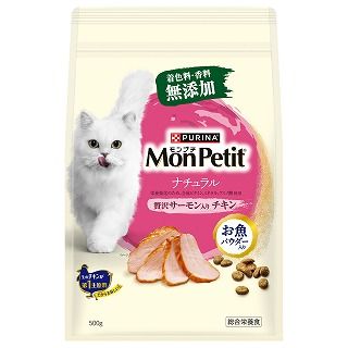 [ネスレ]モンプチ バッグ ナチュラル 贅沢サーモン入り チキン 500g