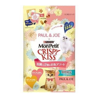 [ネスレ]モンプチ クリスピーキッス バラエティ 期間限定 真鯛入り2種のお魚アソート 144g