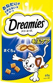 [マースジャパン]ドリーミーズ 毛玉ケア まぐろ味 60g