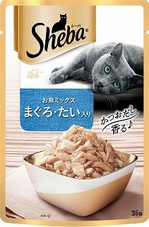 [マースジャパン]シーバ リッチ お魚ミックス まぐろ･たい入り 35g