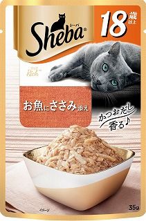 [マースジャパン]シーバ リッチ 18歳以上 お魚にささみ添え 35g