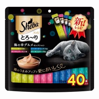 [シーバ]シーバ とろ~り メルティ 海の幸グルメセレクション 12g×40本