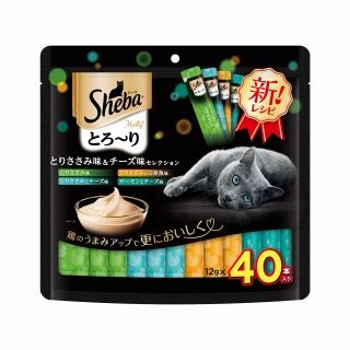 [シーバ]シーバ とろ~り メルティ とりささみ味&チーズ味セレクション 12g×40本