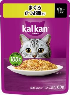 [カルカン]カルカン パウチ まぐろ かつお節入り 60g