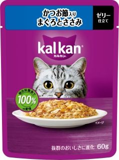 [カルカン]カルカン パウチ かつお節入りまぐろとささみ 60g