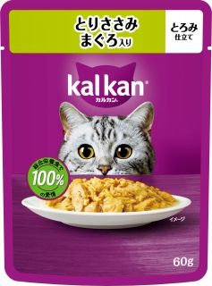 [カルカン]カルカン パウチ とりささみ まぐろ入り 60g