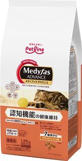 [ペットライン]メディファスアドバンス 認知機能の健康維持 7歳頃から チキン&フィッシュ味 1.25kg(250g×5)