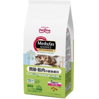 [ペットライン]メディファスアドバンス 関節･筋肉の健康維持 7歳頃から チキン味 1.15kg