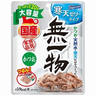 [はごろもフーズ]無一物パウチ 寒天ゼリータイプ かつお 120g