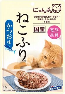 [はごろもフーズ]にゃんチュラル ねこふり かつお味 15g