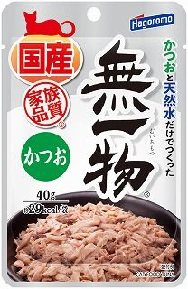 [はごろもフーズ]無一物パウチ かつお 40g