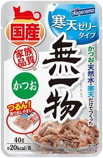 [はごろもフーズ]無一物パウチ 寒天ゼリータイプ かつお 40g