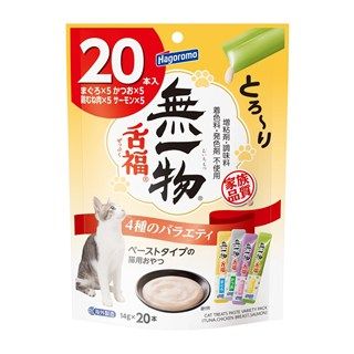 [はごろもフーズ]無一物 舌福 4種のバラエティ 14g×20本