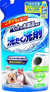 [ライオンペット]ペットの布製品専用 洗たく洗剤 つめかえ用 320g