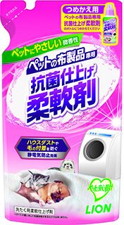 [ライオンペット]ペットの布製品専用 抗菌仕上げ柔軟剤 つめかえ用 300g