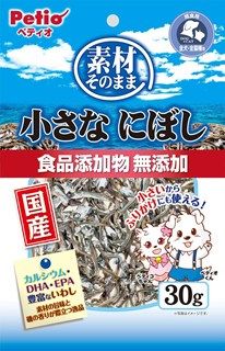 [ペティオ]素材そのまま 小さなにぼし 30g
