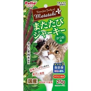 [ペティオ]またたびプラス またたびジャーキー かつお味 25g