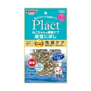 [ペティオ]プラクト ねこちゃんの 健康ケア 減塩にぼし 13g