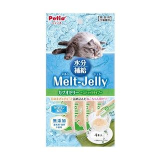 [ペティオ]メルトジュレ 水分補給 カツオゼリー スティックタイプ 4本入