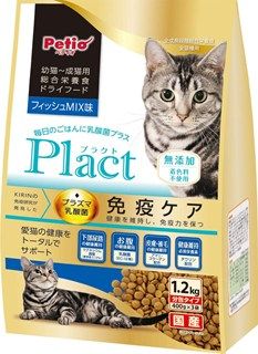 [ペティオ]プラクト キャット ドライフード 幼猫~成猫用 フィッシュミックス味 1.2kg