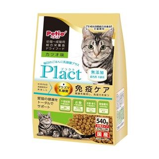[ペティオ]プラクト キャット ドライフード 幼猫~成猫用 カツオ味 540g