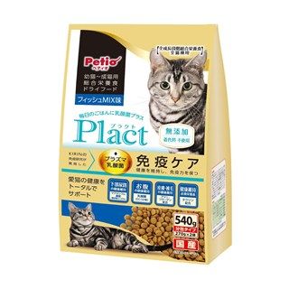 [ペティオ]プラクト キャット ドライフード 幼猫~成猫用 フィッシュミックス味 540g