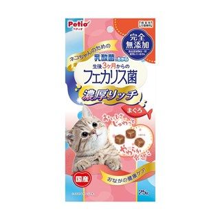 [ペティオ]ネコちゃんの乳酸菌のちから フェカリス菌 完全無添加 濃厚リッチ まぐろ 25g