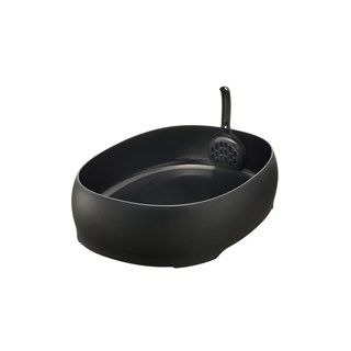 [リッチェル]ラプレ シームレスネコトイレM  ニュートラルダークグレー