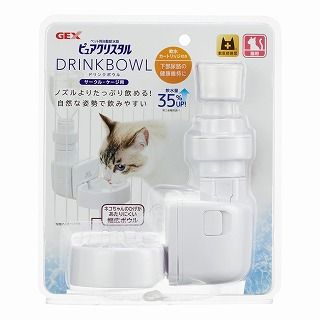 [ジェックス]ピュアクリスタル ドリンクボウル猫用