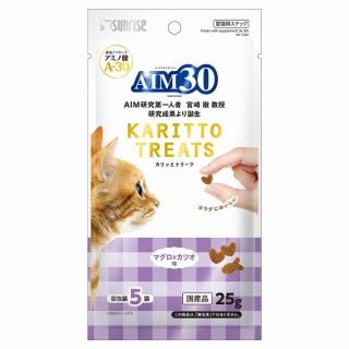 [サンライズ]AIM30 カリッとトリーツ マグロ&カツオ味 5g×5袋