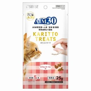 [サンライズ]AIM30 カリッとトリーツ マグロ&サーモン味 5g×5袋