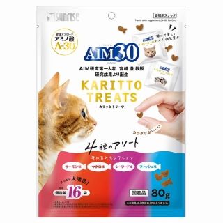 [サンライズ]AIM30 カリッとトリーツ 4種のアソート 海の旨みセレクション 80g