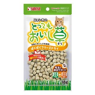 [サンライズ]ニャン太のとってもおいし草 ぱくぱくフリーズドライ 18g