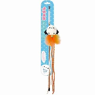 [スーパーキャット]シマエナガ じゃらし オレンジ